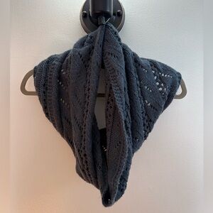 NWOT New York & Company Gray Knit Infinity Scarf OS